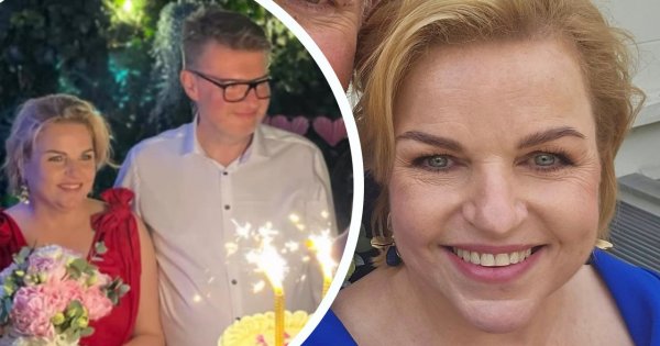 Katarzyna Bosacka miała dwie suknie ślubne. Na plenerowym weselu hasała w soczystej kreacji