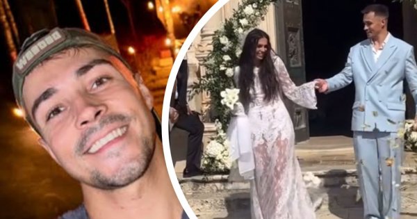 ReZigiusz zaliczył garniturową wpadkę na własnym ślubie. "Wygląda, jakby był w pidżamie"
