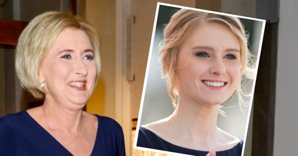 Agata Duda na ślub córki włożyła skromniutką sukienkę. Wyglądała szykownie i pokazała klasę