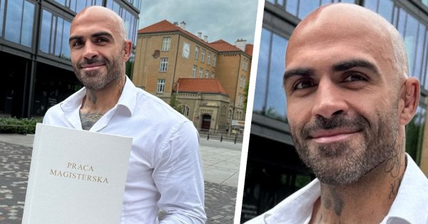 Akop Szostak właśnie obronił magisterkę. Nie do wiary, jaki kierunek ukończył i to na piątkę