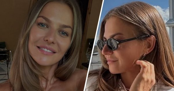 Anna Lewandowska żegna Warszawę w perłach i z kawusią. Miejski szyk w całej okazałości