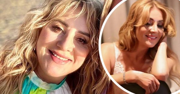 Uwodzicielska Danuta Martyniuk rozsiadła się na krześle jak lolitka i zapozowała w szpilkach. Ależ ona ma smukłą sylwetkę