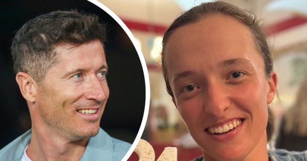 Robert Lewandowski gratuluje Idze Świątek mistrzowskim memem. Lewy rozbawił pół Internetu