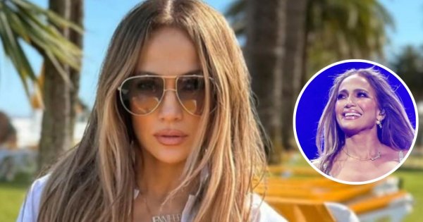Jennifer Lopez zaliczyła wpadkę i spadła jej spódniczka. "Zazwyczaj nie noszę bielizny" [wideo]