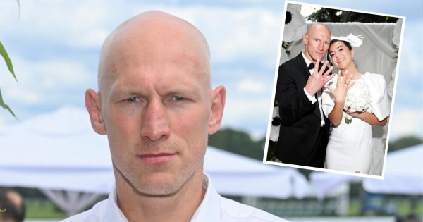 Krzysztof "Diablo" Włodarczyk wziął ślub. Panna młoda w cudnym fascynatorze i odważnym wycięciu wyglądała obłędnie