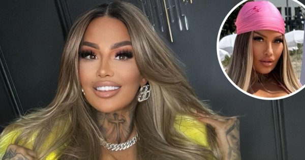 Laluna Unique wskoczyła w różowe bikini. Wszystko widać jak na dłoni