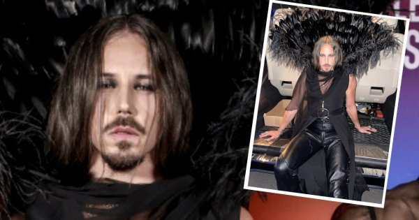 Mroczny Michał Szpak zaliczył wtopę podczas performance'u. Tak wił się na scenie, że coś mu wypadło [wideo]
