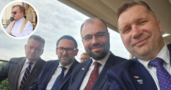 Pielgrzymka do Częstochowy ojca Tadeusza przyciągnęła kolegów z Wiejskiej. Pojawił się też legendarny taniec [wideo]