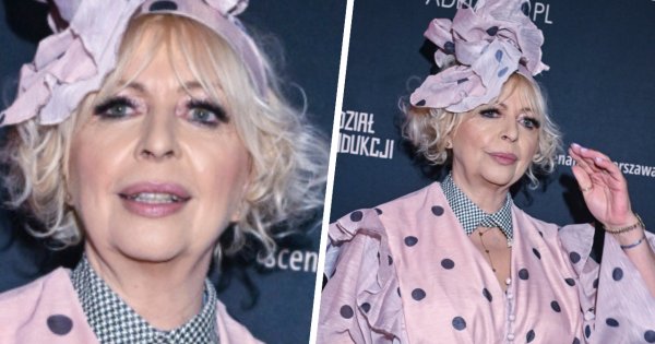 Violetta Arlak w pudrowym różu od stóp do głów. 57-latka zszokowała swoją stylizacją na premierze spektaklu