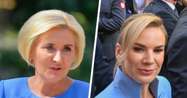 Marta Nawrocka i Agata Duda odziały niemal bliźniacze stylizacje. Wybieramy, która z nich wypadła lepiej