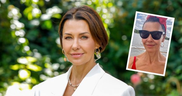 Anna Popek jak ze "Słonecznego Patrolu" w odważnym, dwuczęściowym bikini. Nie do wiary, że tak wygląda brzuch 57-latki