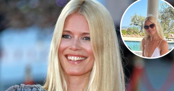Claudia Schiffer skończyła 55 lat. Z tej okazji wskoczyła w biały opalacz kąpielowy, a nam opadły szczęki