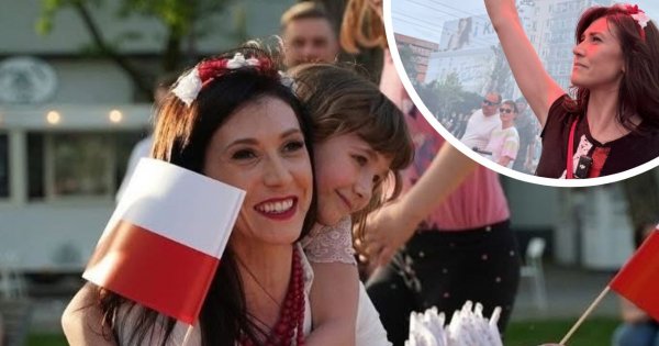 Piękna Ewa nie poszła w ślady Memcena. Oddała cześć Bohaterom w Warszawie. Zabrała ze sobą córeczkę [wideo, zdjęcia]