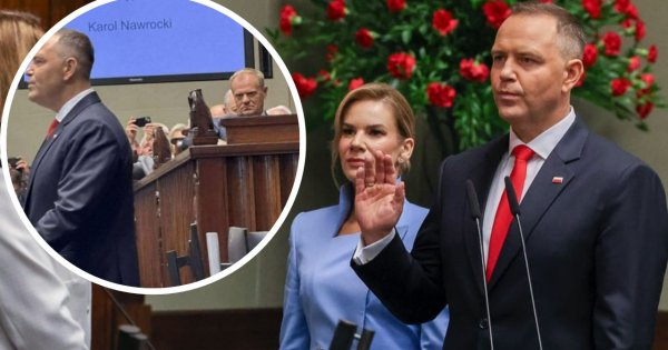Wzrok Donalda Tuska na Karola Nawrockiego wyrażał więcej niż tysiąc słów. Sieć zalały memy
