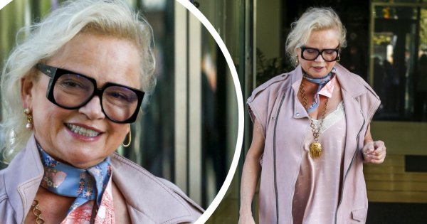 Katarzyna Figura zachwyciła w butach-kopytach i pudrowym różu. Tak stylowo już dawno nie było