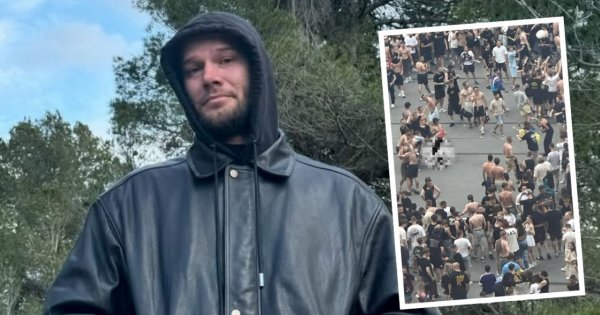 Dantejskie sceny na koncercie rapera zza wschodniej granicy w Warszawie. W tłumie powiewały band*rowskie flagi [wideo]