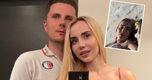 Marianna Schreiber wskoczyła w piaskowe bikini i opadła na grecką skałę niczym syrenka