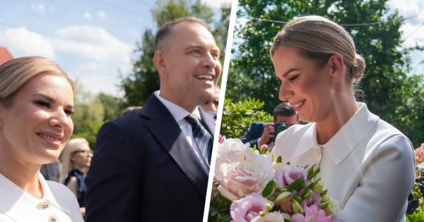 Marta Nawrocka z pierwszą wizytą jako pierwsza dama. Tak się ubrała: "Klasa sama w sobie"