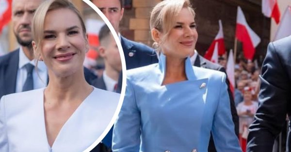 Marta od Karola niczym panna młoda wkroczyła do Pałacu w bieli. Jej druga stylizacja podkreśliła wszystkie atuty sylwetki
