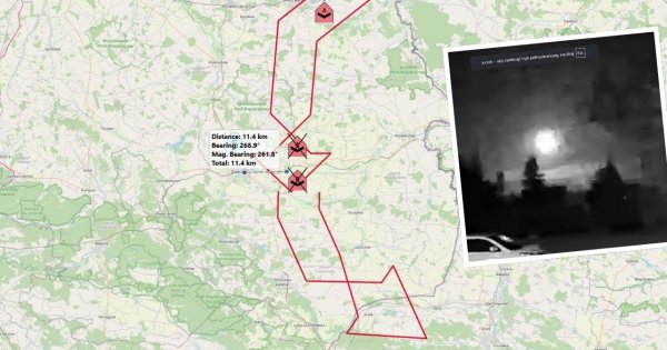Mrożące krew w żyłach sekundy. Tak wyglądało polowanie na rosyjskiego drona nad Polską [wideo]