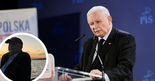 "Romantico prezes" hitem internetu. Kaczyński pozuje jak amant. W tle kąśliwy komentarz o Mentzenie