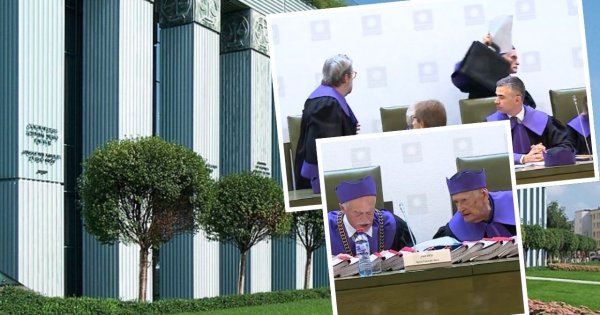 Sędziowie prawie się pobili. Trybunał Stanu na skraju bójki, krzesło poszło w ruch [wideo]