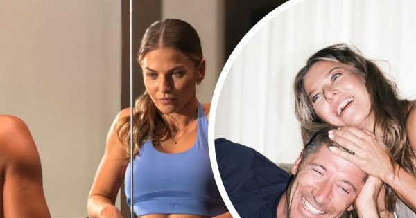 Anna Lewandowska pokazała na Instagramie zdjęcia z córkami Klarą i Laurą oraz mężem Robertem Lewandowskim na domowej kanapie