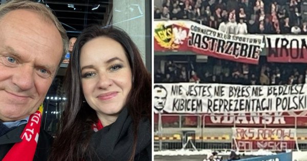 „Donald, matole!” – tak kibice przywitali Tuska, a on zgasił ich jednym zdaniem