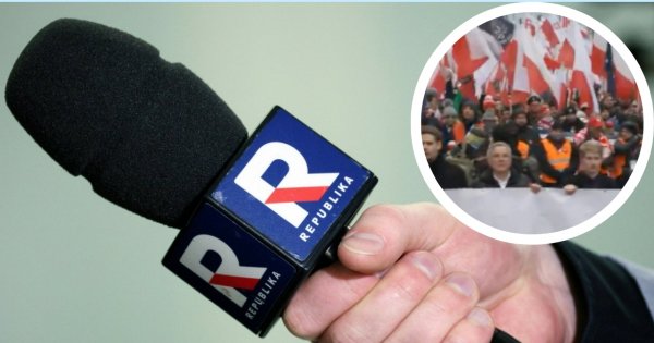 Tysiące Polaków usłyszało o patologii w TV Republika. Reporter zapomniał wyłączyć mikrofon [wideo]