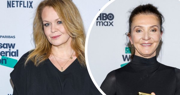 Aleksandra Domańska i Daria Widawska pozowały z Michelle Fairley na gali BNP Paribas Warsaw SerialCon