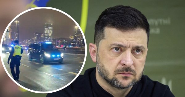 Zełenski już w Polsce. Warszawiacy zamarli, gdy zobaczyli, co pędzi przez centrum stolicy [wideo]