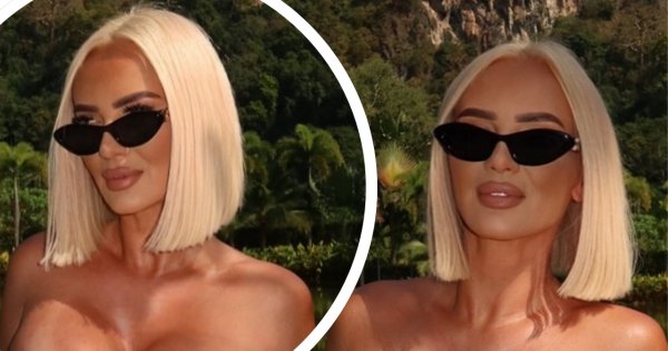 Izabela Macudzińska odsłoniła prawie wszystko. Kuse bikini to mało powiedziane. Fani patrzą tylko na jedno