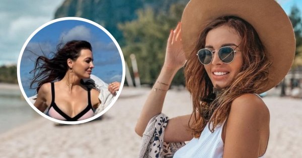 Anna Wendzikowska pręży się w powycinanym bikini na statku. Wiatr prawie zdmuchnął jej ten skąpy strój!