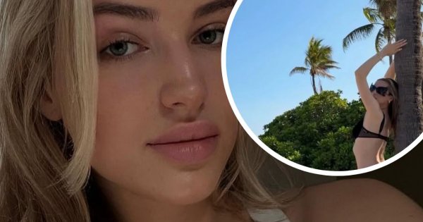 Caroline Derpienski mikroskopijnym opalaczu wypina tył i przód. "Tak wygląda influencer w dziczy". Mamy jej współczuć? [zdjęcia]
