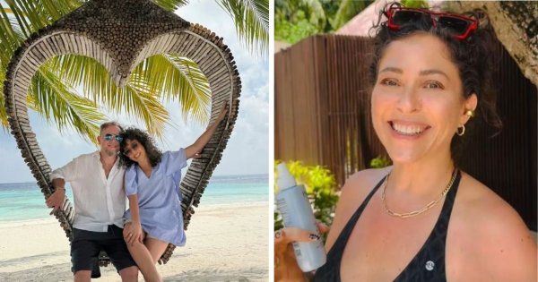 Natalia Kukulska pręży się w bikini na Malediwach. 49-letnia gwiazda bez filtrów i makijażu