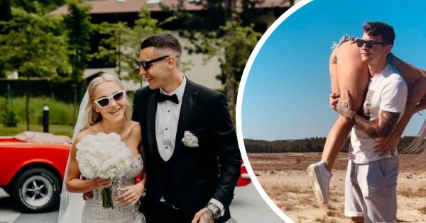 Piękna żona piłkarza Jakuba Kiwiora wypina rozgogolony tył do kamery. To mistrzyni w potrząsaniu pośladkami [zdjęcia]