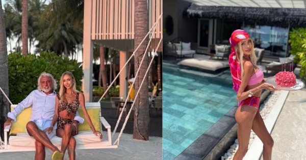 65-letni miliarder pokazał "polską Barbie" w bikini. Fani mają mieszane uczucia: "Słodziaki?" [zdjęcia]