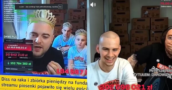"Szukanie igły w stogu siana". Cud w trakcie streamu Łatwoganga – 45 tysięcy nowych szans na życie!