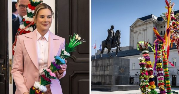 Tak dziś wygląda córka Marty Nawrockiej. Dawno niewidziana Kasia z koszyczkiem skradła show [zdjęcie]