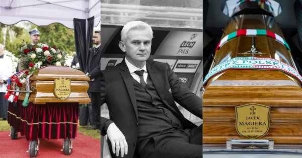 Tak się nie robi! Symbol na trumnie Jacka Magiery wywołał poruszenie [zdjęcie]