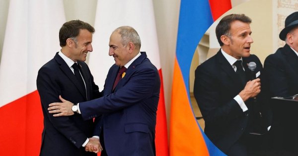 Macron dorwał się do pianina i zaczął śpiewać. Szczęka opada, gdy zobaczycie, kto usiadł za perkusją! [wideo]