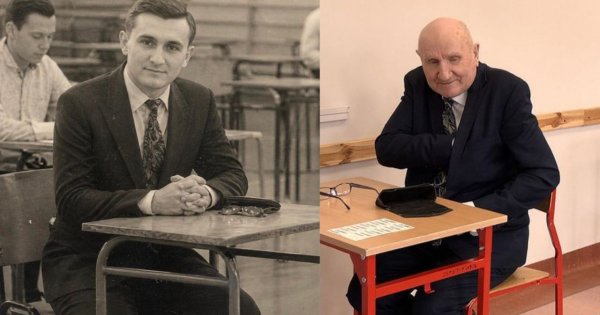 87-letni Józef Peruga pisze maturę po raz trzeci. Powód jego decyzji wyciska łzy
