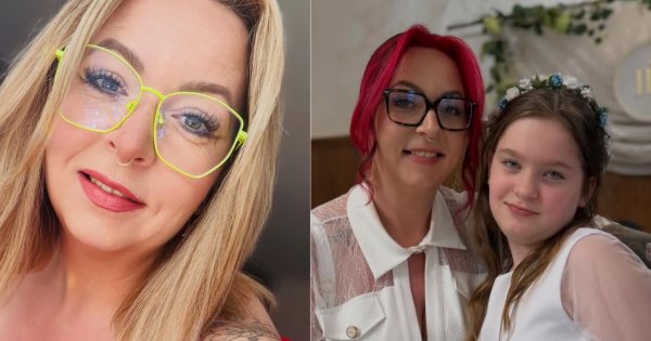 Mama na obrotach w obcisłej bieli na komunii córki. Odważna koronka zdecydowanie podkreśliła kobiecość [zdjęcia]
