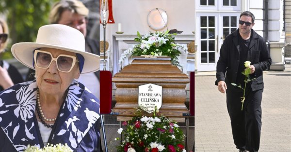 Rozdzierające sceny na pogrzebie Stanisławy Celińskiej. Jeden szczegół przy trumnie wyciska łzy [zdjęcia]