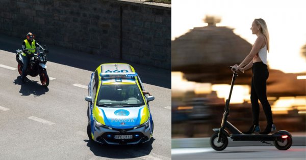 Nastolatki na hulajnodze z impetem uderzyły w auto. Przerażające nagranie mrozi krew w żyłach [wideo]