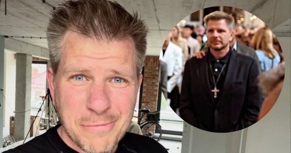 Filip Chajzer przyjął ważny sakrament. Razem z 19-letnią ukochaną pojawił się w uroczym kościółku w Trzebnicy [zdjęcie]