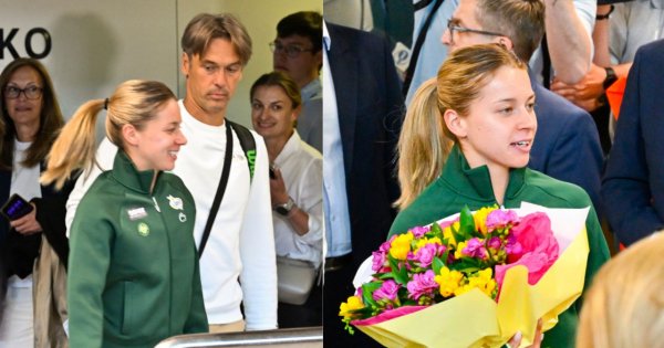 Maja Chwalińska wróciła do Polski. Na lotnisku dantejskie sceny, tenisistka tylko krzyknęła: "Jezu!" [zdjęcia]