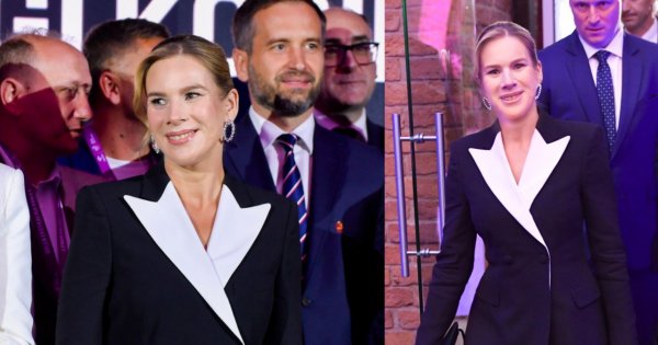 Marta Nawrocka odpaliła modową petardę. W lampasach skradła całe show