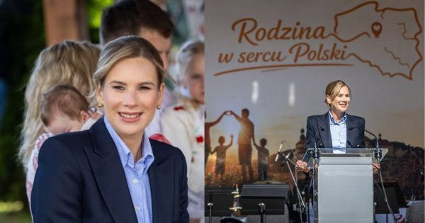 Marta Nawrocka zaskoczyła skromniutką stylizacją. Polacy są zgodni: "Tak wygląda klasa" [zdjęcia]