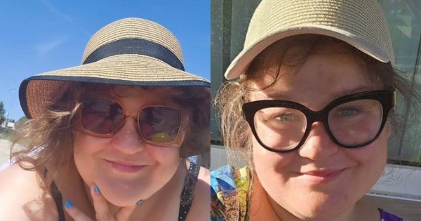 Dominika Gwit odpoczywa w fioletowym kostiumie w groszki. Aktorka pokazała fotkę z rodzinnego urlopu [zdjęcie]